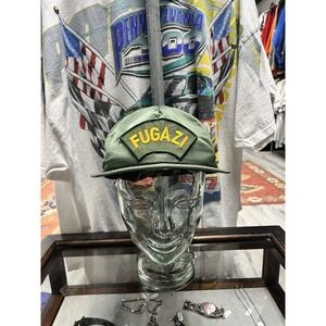 Supreme x Fugazi 5 Panel Nylon Hat SS15 Green Cap FUGAZI HAT